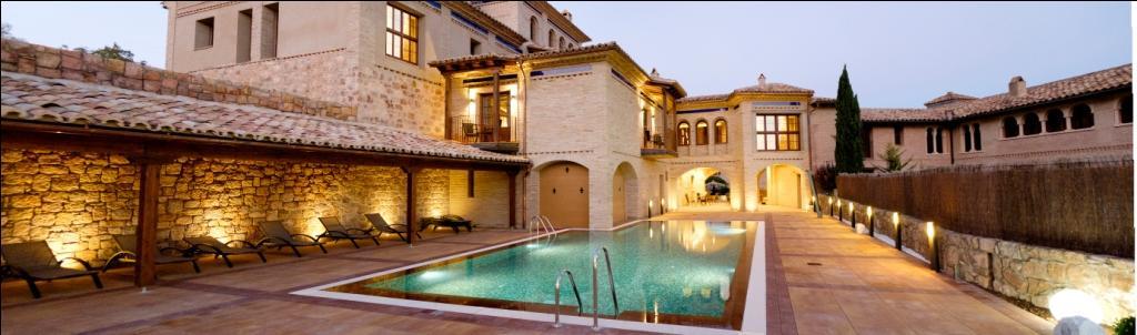 Hotel Villa De Alquézar Exterior foto